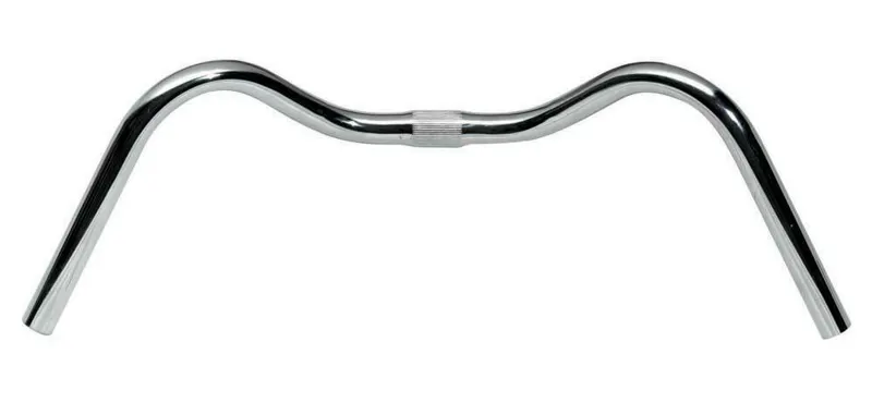 Traditional North Rounder Handlebars 25.4mm Chrome Silver-1